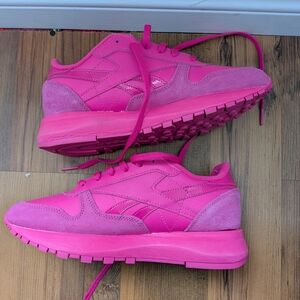 Reebok Women's Hot Pink Classic Sneakers